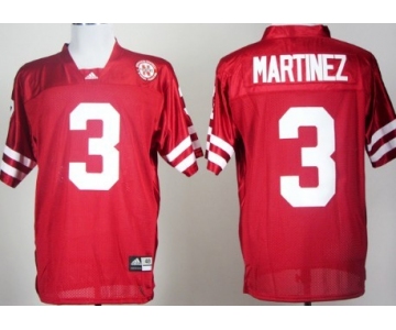 Nebraska Cornhuskers #3 Taylor Martinez Red Jersey