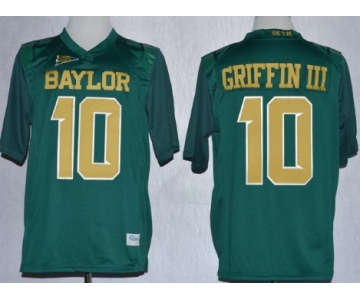 Baylor Bears #10 Robert Griffin III 2013 Green Jersey