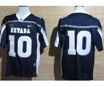 Nevada Wolf Pack #10 Colin Kaepernick Navy Blue WAC Patch Jersey