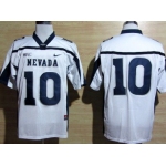 Nevada Wolf Pack #10 Colin Kaepernick White WAC Patch Jersey