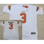 Oklahoma State Cowboys #3 Isaac Maselera White Jersey