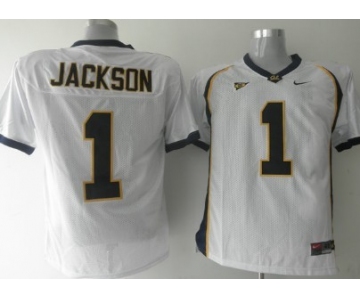 California Golden Bears #1 Jackson White Jersey