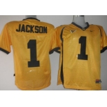 California Golden Bears #1 Jackson Yellow Jersey