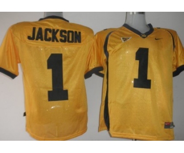 California Golden Bears #1 Jackson Yellow Jersey