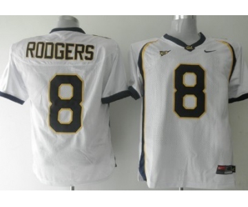 California Golden Bears #8 Rodgers White Jersey