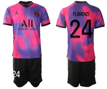 Men 2020-2021 Club Paris St German away purple 24 Soccer Jersey