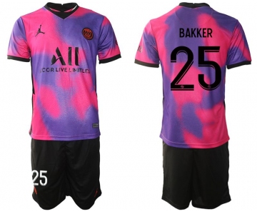 Men 2020-2021 Club Paris St German away purple 25 Soccer Jersey