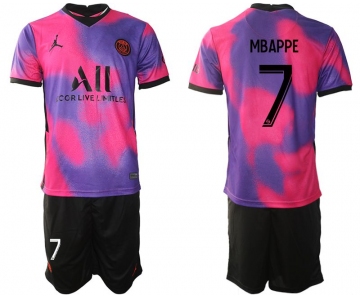 Men 2020-2021 Club Paris St German away purple 7 Soccer Jersey