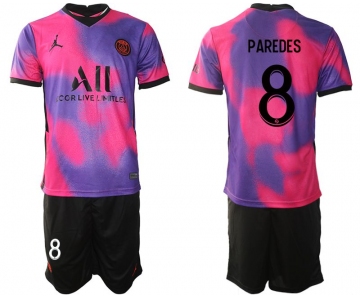 Men 2020-2021 Club Paris St German away purple 8 Soccer Jersey