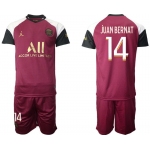 Men 2020-2021 club Paris St German away 14 red Soccer Jerseys