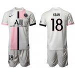 Men 2021-2022 Club Paris St German away white 18 Soccer Jersey