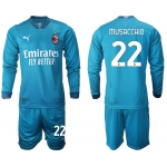 2021 Men AC milan away long sleeve 22 soccer jerseys