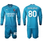 2021 Men AC milan away long sleeve 80 soccer jerseys