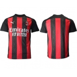 Men 2020-2021 club AC milan home aaa version red Soccer Jerseys
