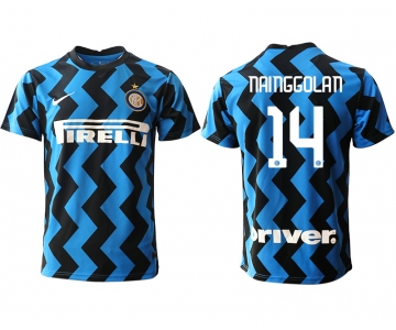 Men 2020-2021 club Inter Milan home aaa versio 14 blue Soccer Jerseys