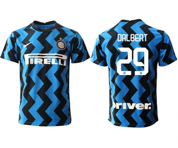 Men 2020-2021 club Inter Milan home aaa versio 29 blue Soccer Jerseys