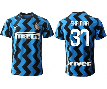 Men 2020-2021 club Inter Milan home aaa versio 37 blue Soccer Jerseys