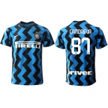 Men 2020-2021 club Inter Milan home aaa versio 87 blue Soccer Jerseys