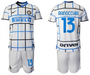 Men 2020-2021 club Inter milan away 13 white Soccer Jerseys