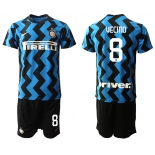 Men 2020-2021 club Inter milan home 8 blue Soccer Jerseys