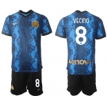 Men 2021-2022 Club Inter Milan home blue 8 Nike Soccer Jersey