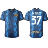 Men 2021-2022 Club Inter Milan home blue aaa versio 37 Nike Soccer Jersey