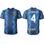 Men 2021-2022 Club Inter Milan home blue aaa versio 4 Nike Soccer Jersey