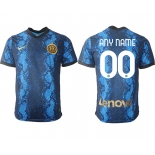 Men 2021-2022 Club Inter Milan home blue aaa versio customized Nike Soccer Jersey