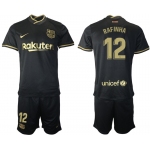 Men 2020-2021 club Barcelona away 12 black Soccer Jerseys