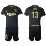 Men 2020-2021 club Barcelona away 13 black Soccer Jerseys