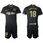 Men 2020-2021 club Barcelona away 18 black Soccer Jerseys