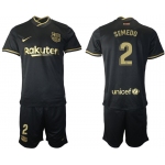 Men 2020-2021 club Barcelona away 2 black Soccer Jerseys