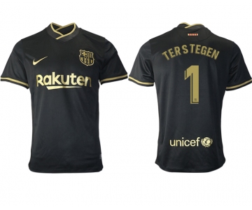 Men 2020-2021 club Barcelona away aaa version 1 black Soccer Jerseys