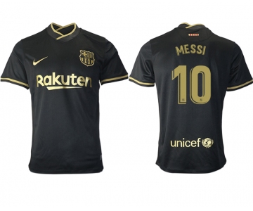 Men 2020-2021 club Barcelona away aaa version 10 black Soccer Jerseys1