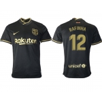 Men 2020-2021 club Barcelona away aaa version 12 black Soccer Jerseys