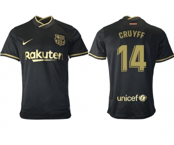 Men 2020-2021 club Barcelona away aaa version 14 black Soccer Jerseys1