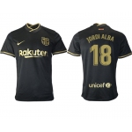 Men 2020-2021 club Barcelona away aaa version 18 black Soccer Jerseys