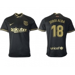 Men 2020-2021 club Barcelona away aaa version 18 black Soccer Jerseys