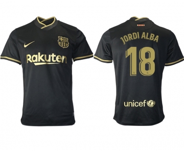 Men 2020-2021 club Barcelona away aaa version 18 black Soccer Jerseys