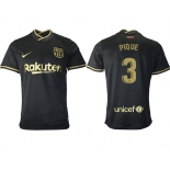 Men 2020-2021 club Barcelona away aaa version 3 black Soccer Jerseys