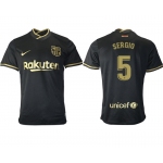 Men 2020-2021 club Barcelona away aaa version 5 black Soccer Jerseys