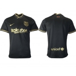 Men 2020-2021 club Barcelona away aaa version blank black Soccer Jerseys