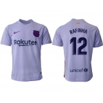 Men 2021-2022 Club Barcelona away aaa version purple 12 Soccer Jersey