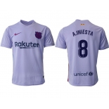 Men 2021-2022 Club Barcelona away aaa version purple 8 Soccer Jersey