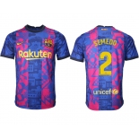 Men 2021-2022 Club Barcelona blue training suit aaa version 2 Soccer Jersey