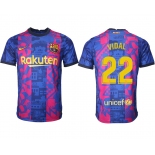 Men 2021-2022 Club Barcelona blue training suit aaa version 22 Soccer Jersey