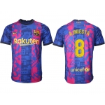 Men 2021-2022 Club Barcelona blue training suit aaa version 8 Soccer Jersey