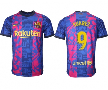 Men 2021-2022 Club Barcelona blue training suit aaa version 9 Soccer Jerseys