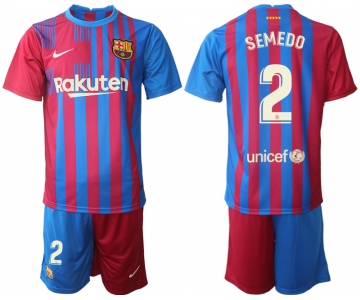Men 2021-2022 Club Barcelona home red 2 Nike Soccer Jerseys
