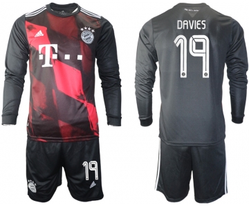 2021 Men Bayern Munich away long sleeves 19 soccer jerseys